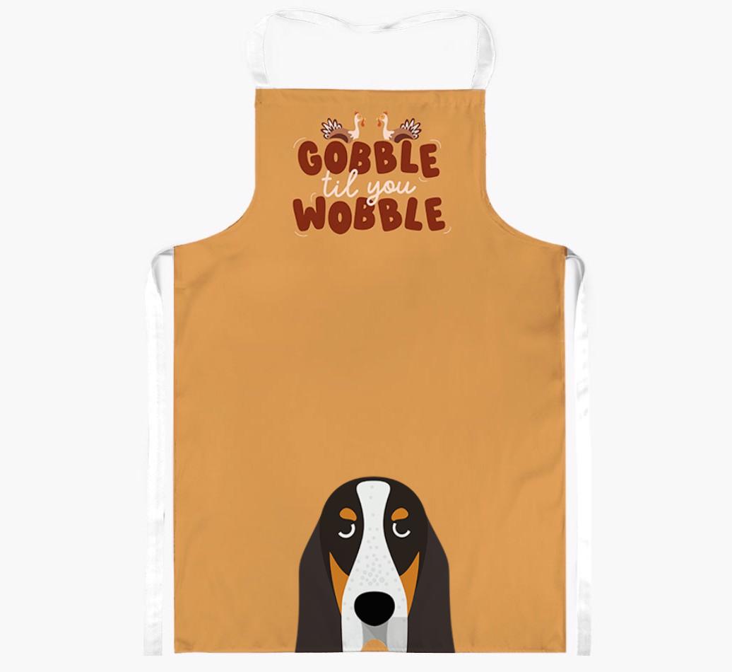 Gobble Til You Wobble: Personalized {breedFullName} Apron