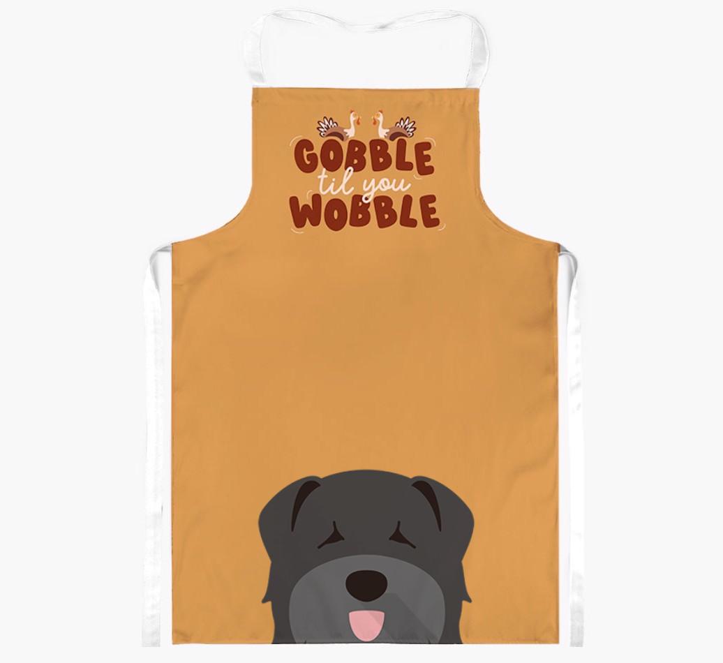 Gobble Til You Wobble: Personalized {breedFullName} Apron