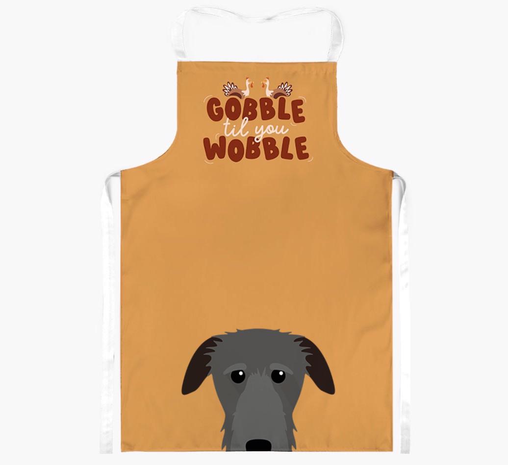 Gobble Til You Wobble: Personalized {breedFullName} Apron