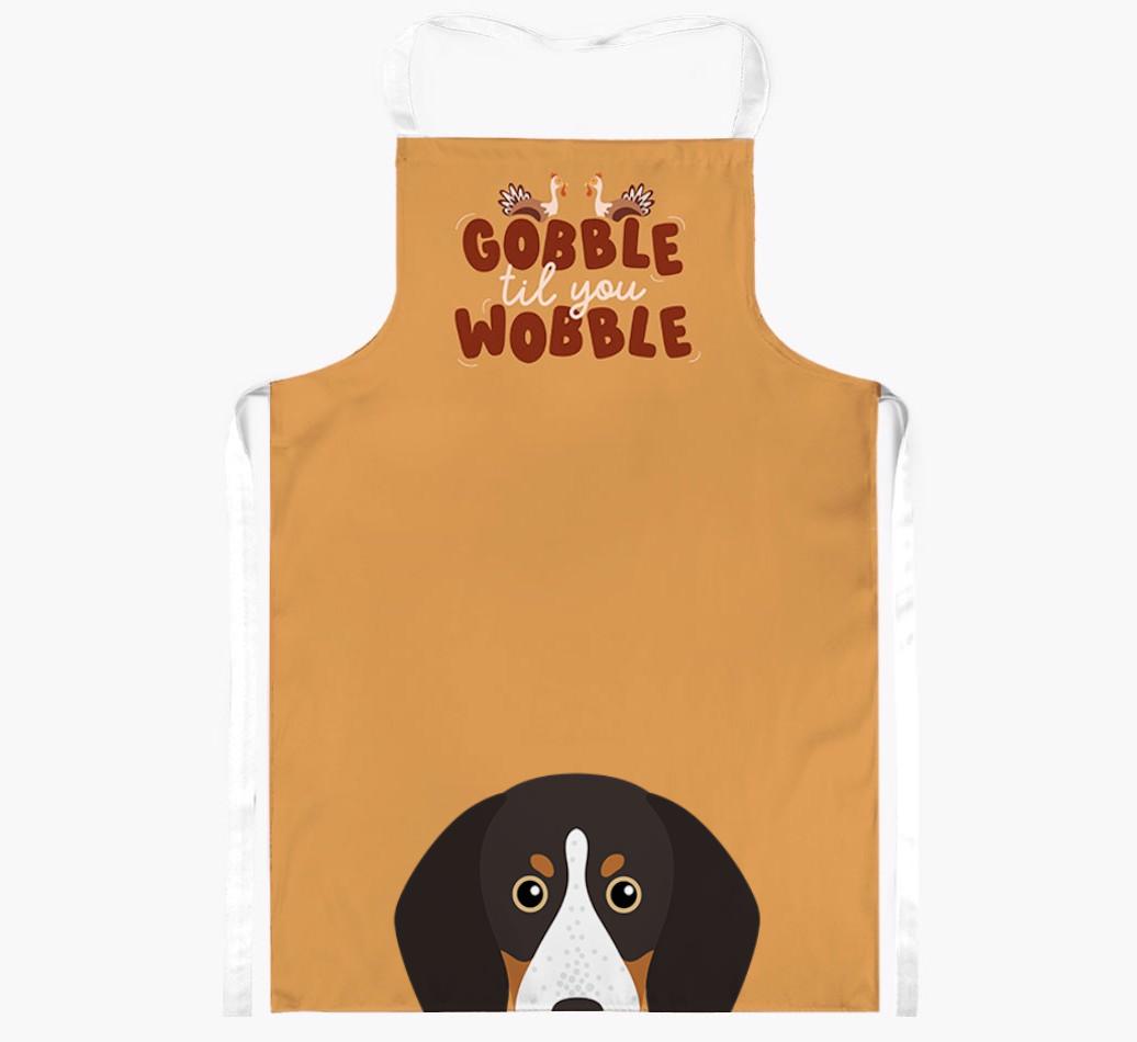 Gobble Til You Wobble: Personalized {breedFullName} Apron