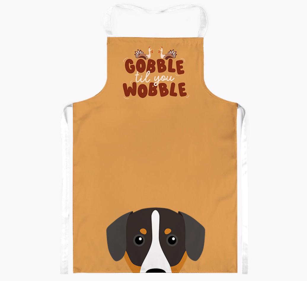 Gobble Til You Wobble: Personalized {breedFullName} Apron