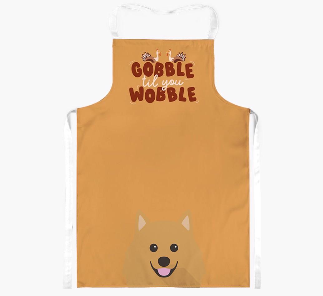 Gobble Til You Wobble: Personalized {breedFullName} Apron