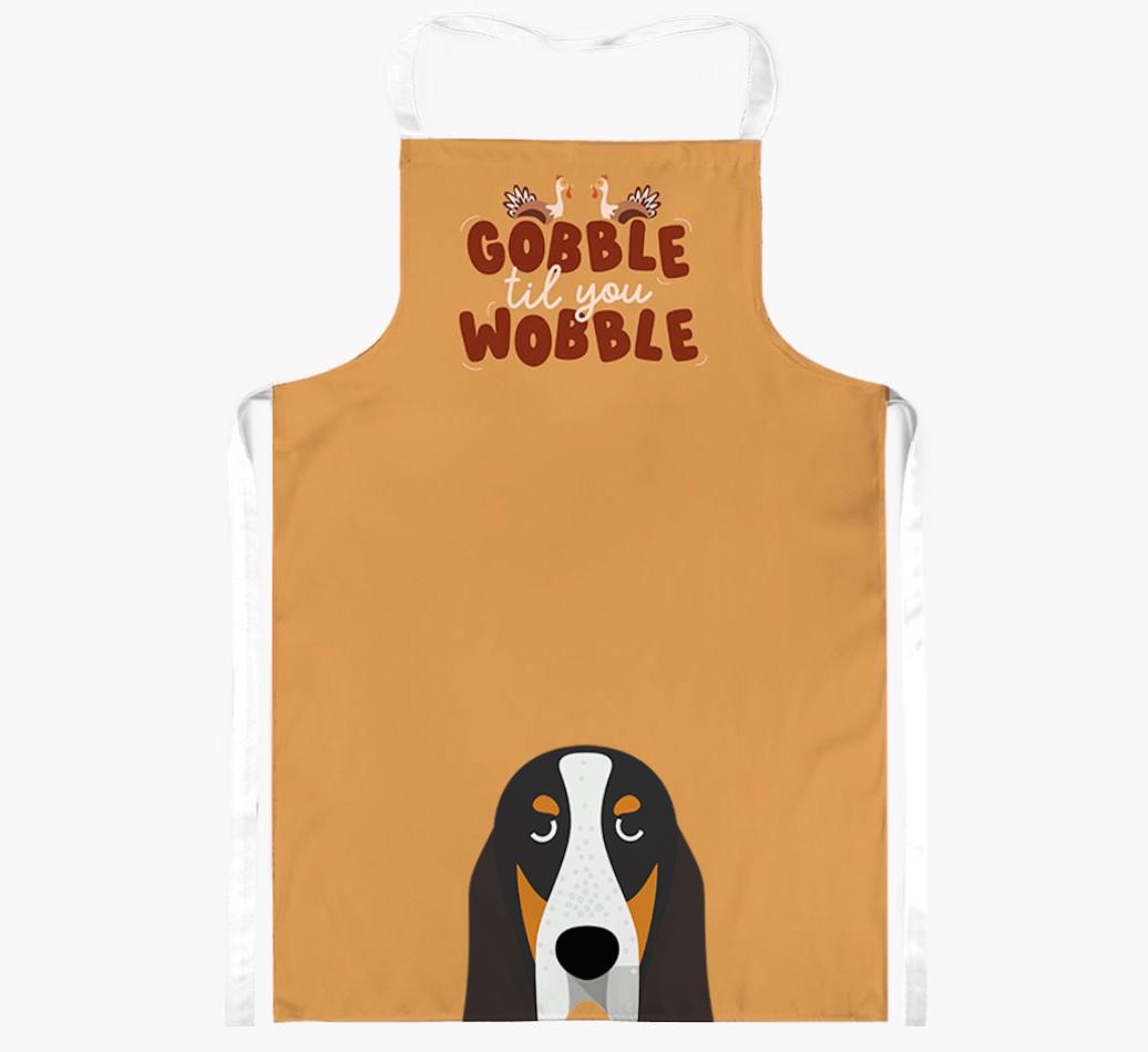 Gobble Til You Wobble: Personalized {breedFullName} Apron