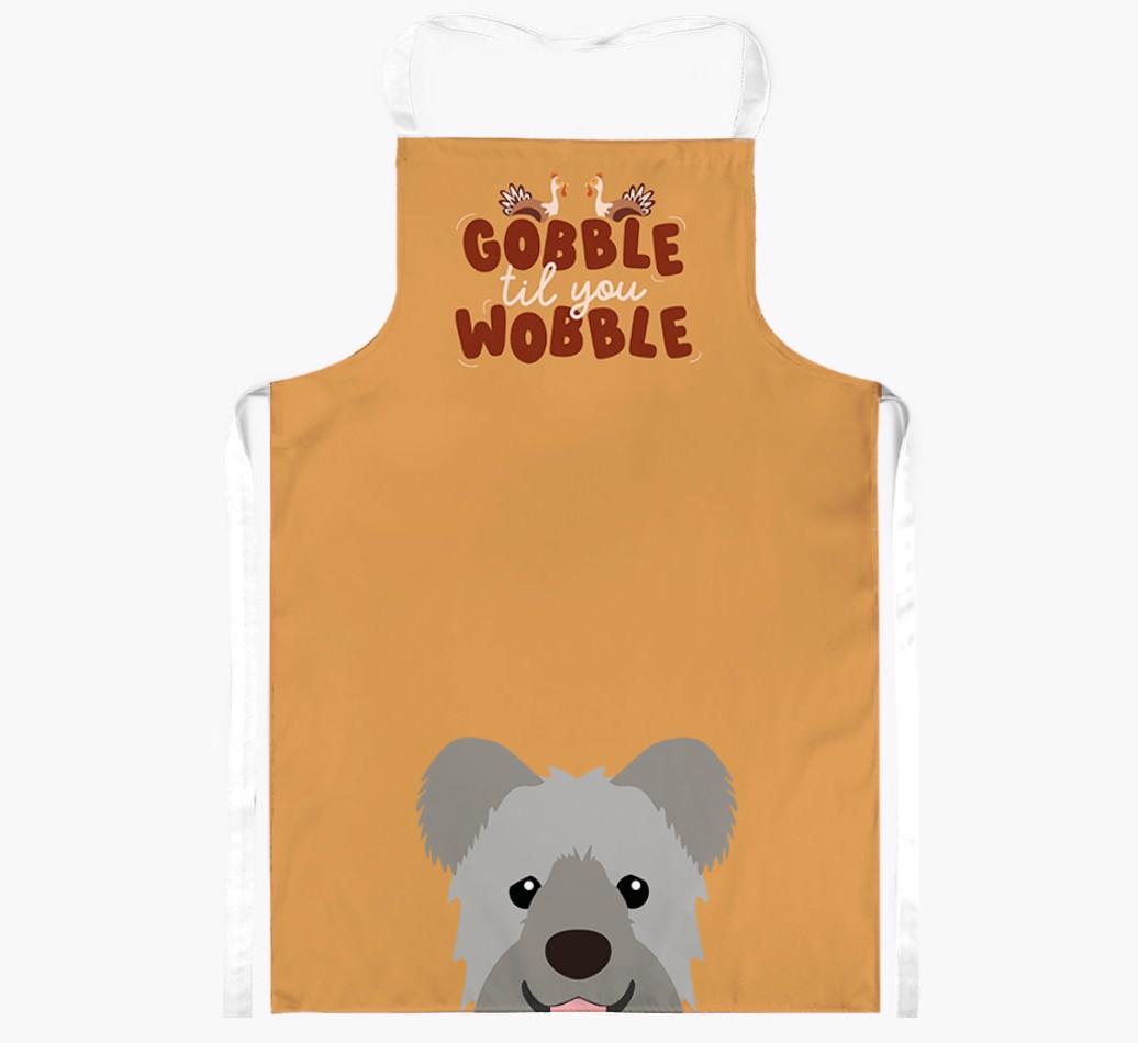 Gobble Til You Wobble: Personalized {breedFullName} Apron