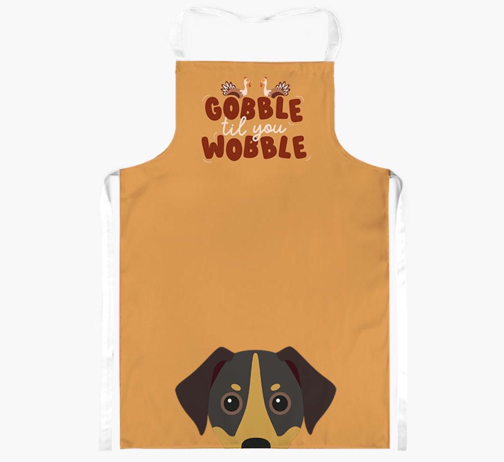 Gobble Til You Wobble: Personalized {breedFullName} Apron