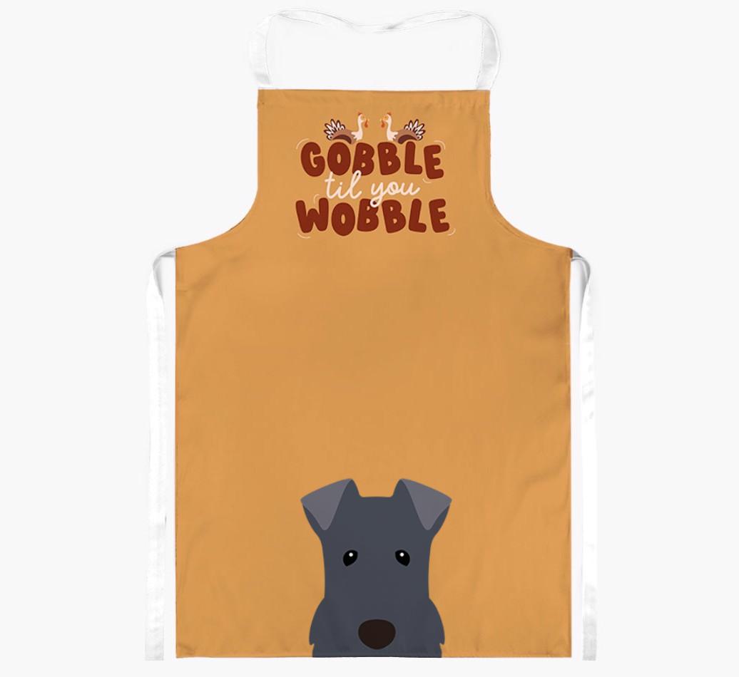 Gobble Til You Wobble: Personalized {breedFullName} Apron