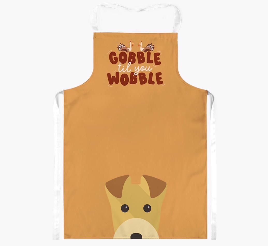 Gobble Til You Wobble: Personalized {breedFullName} Apron