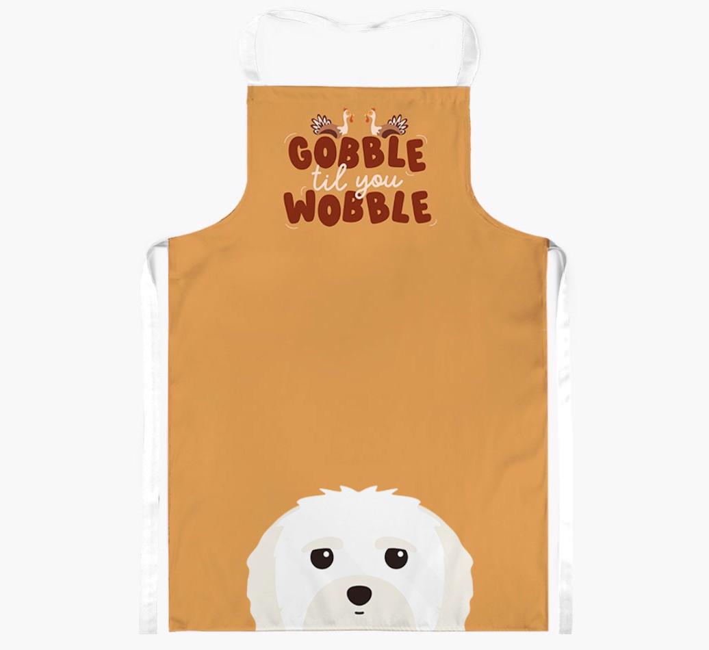Gobble Til You Wobble: Personalized {breedFullName} Apron