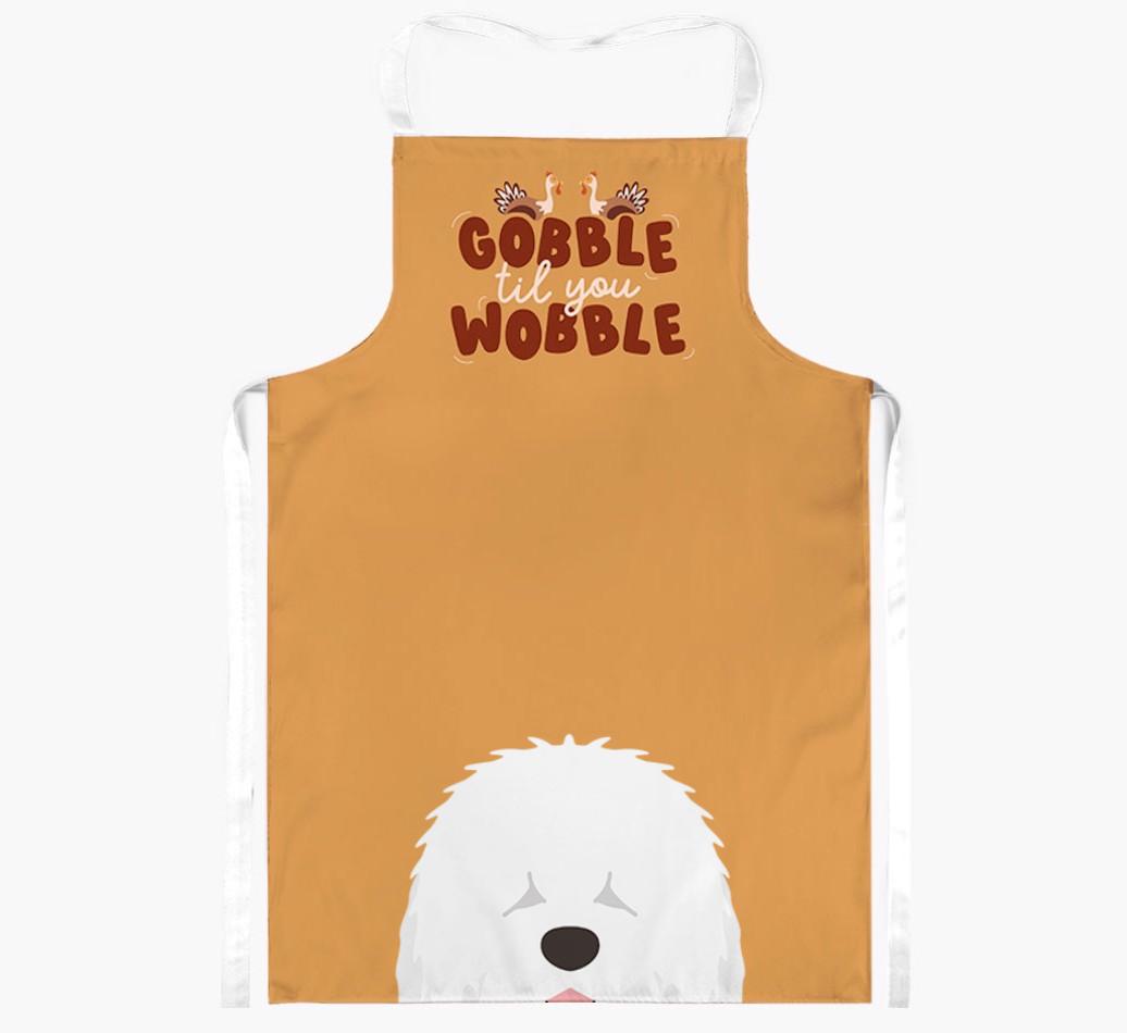 Gobble Til You Wobble: Personalized {breedFullName} Apron