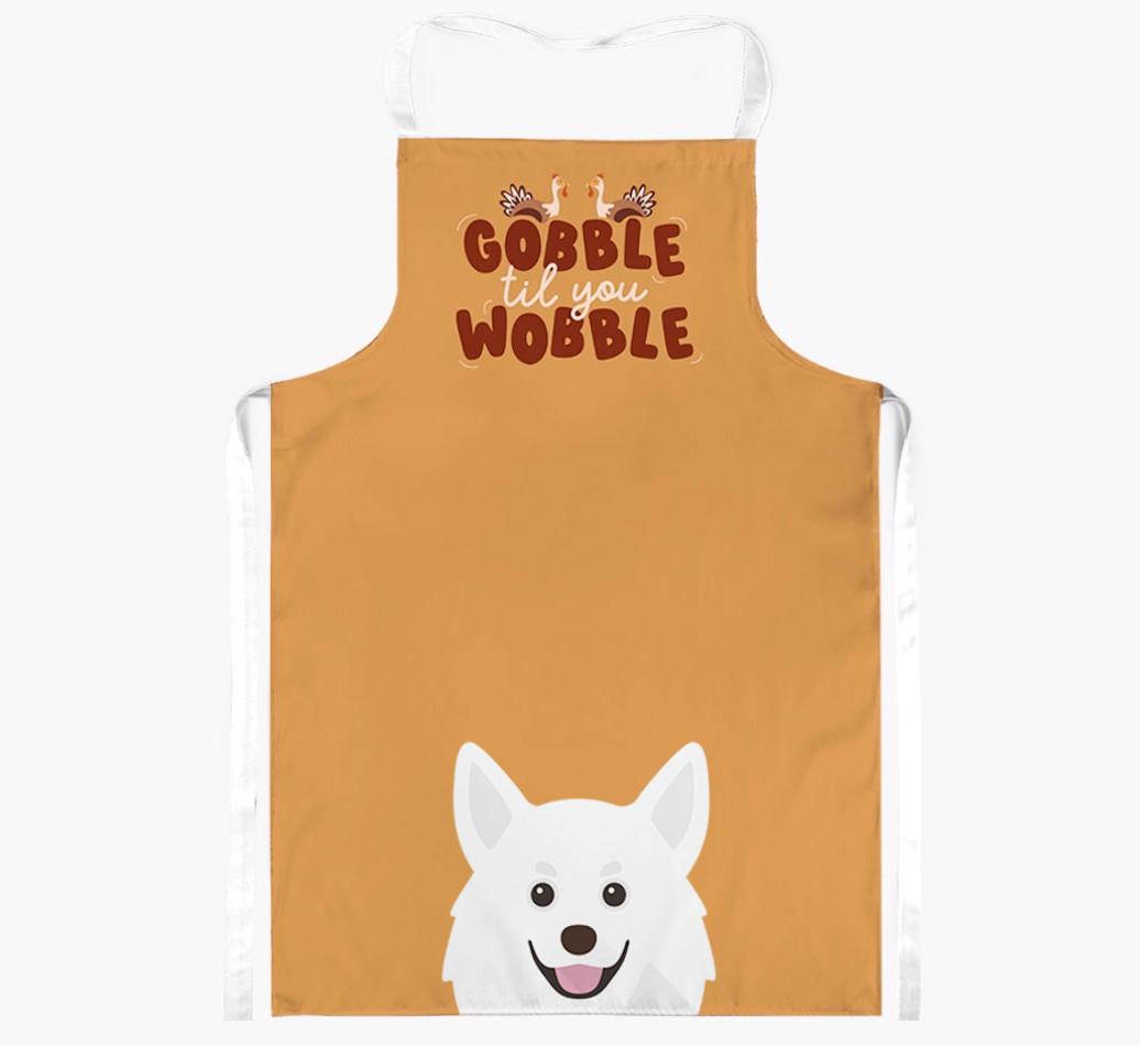 Gobble Til You Wobble: Personalized {breedFullName} Apron