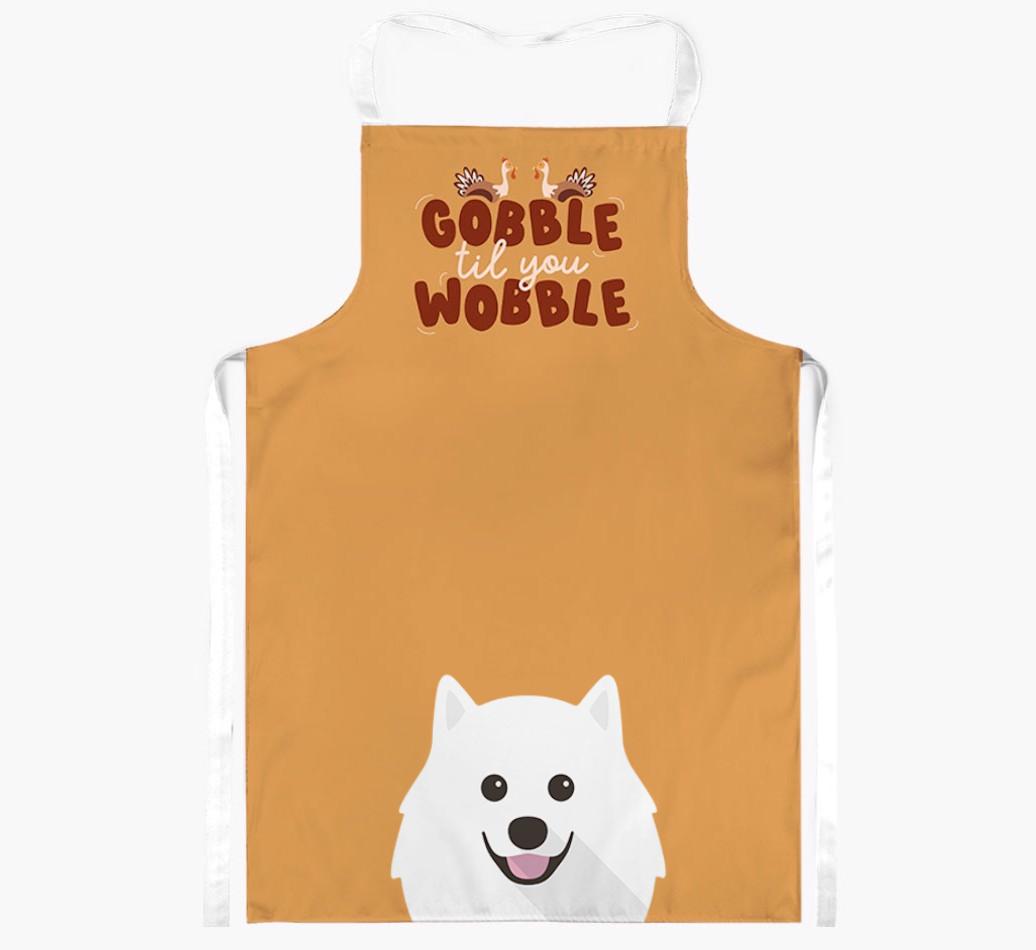 Gobble Til You Wobble: Personalized {breedFullName} Apron