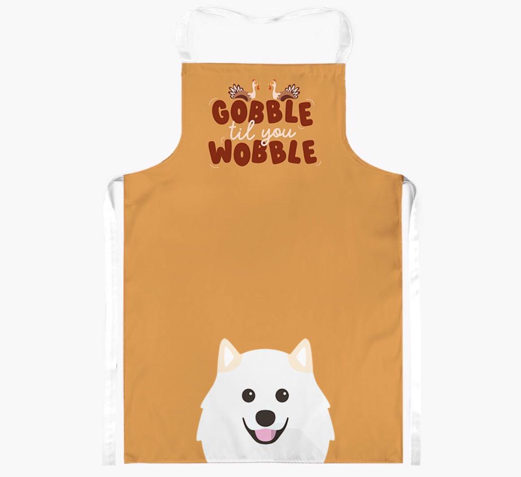 Gobble Til You Wobble: Personalized {breedFullName} Apron