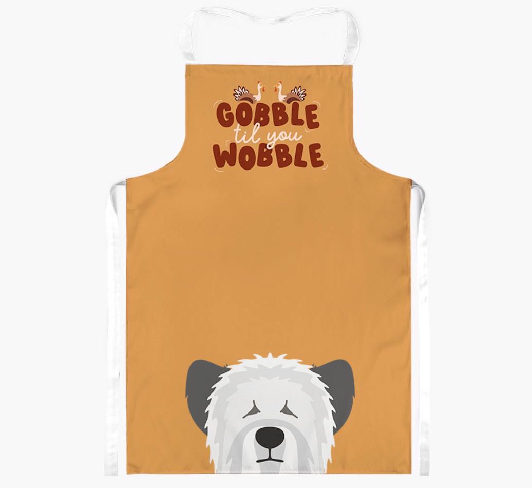 Gobble Til You Wobble: Personalized {breedFullName} Apron