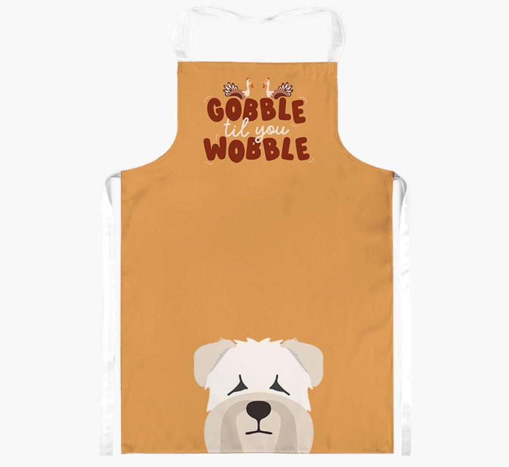 Gobble Til You Wobble: Personalized {breedFullName} Apron