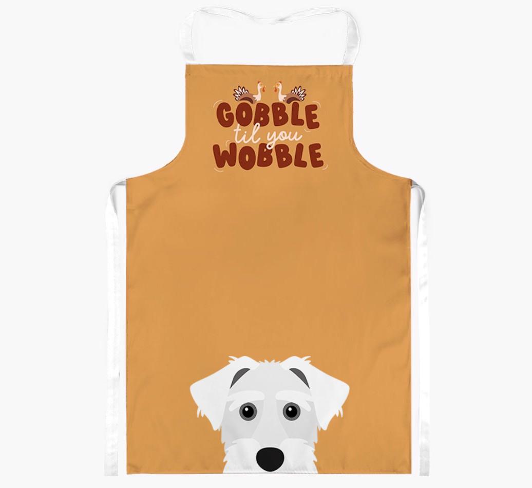Gobble Til You Wobble: Personalized {breedFullName} Apron