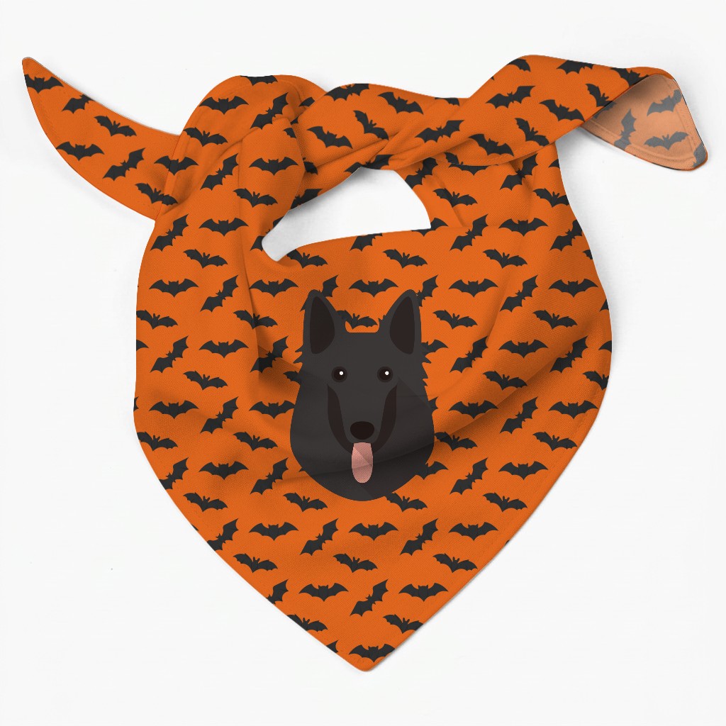Bat Attack: Personalized {breedFullName} Bandana