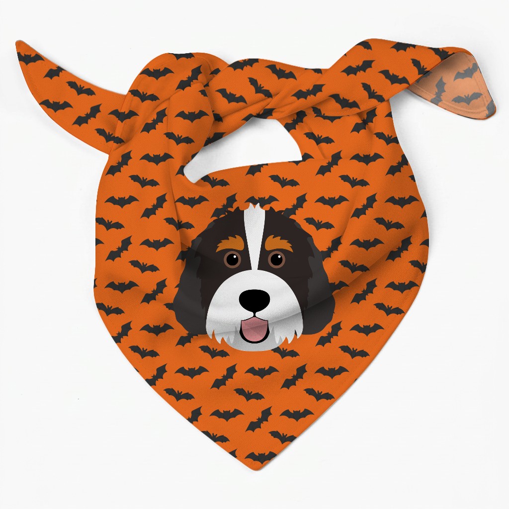 Bat Attack: Personalised {breedFullName} Bandana