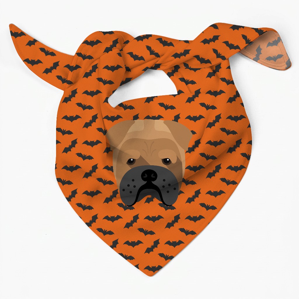 Bat Attack: Personalized {breedFullName} Bandana