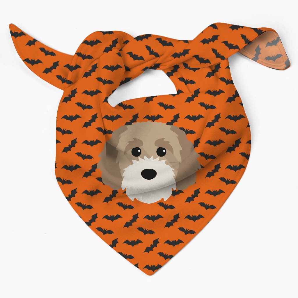 Bat Attack: Personalised {breedFullName} Bandana
