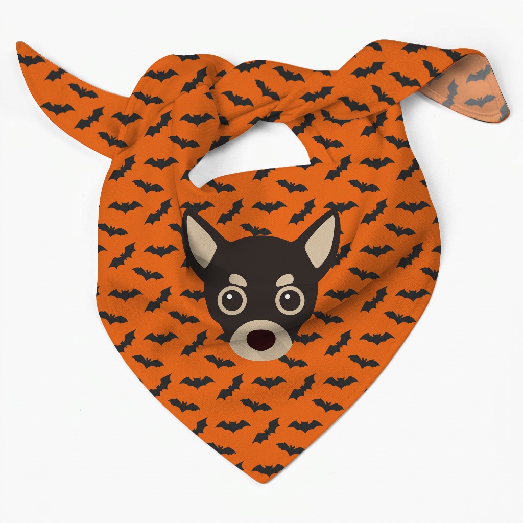 Bat Attack: Personalized {breedFullName} Bandana