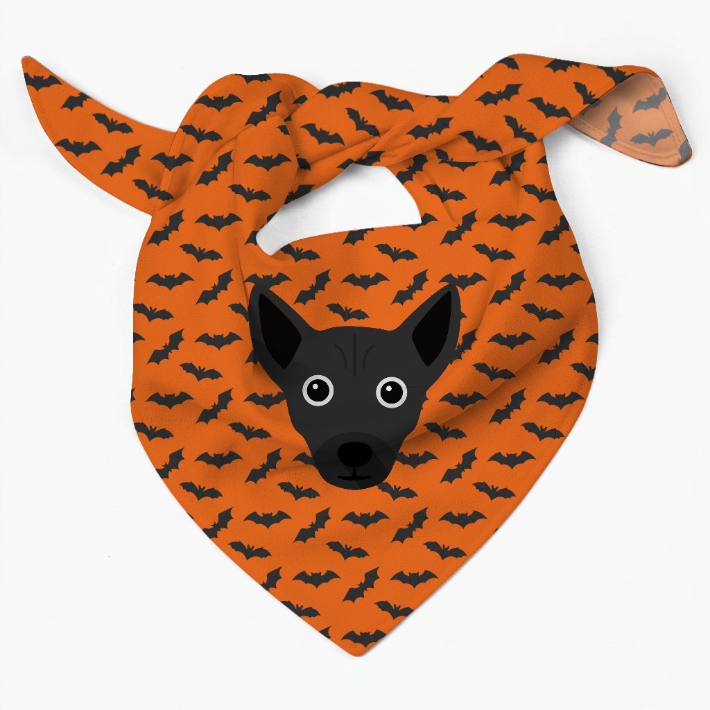 Bat Attack: Personalized {breedFullName} Bandana