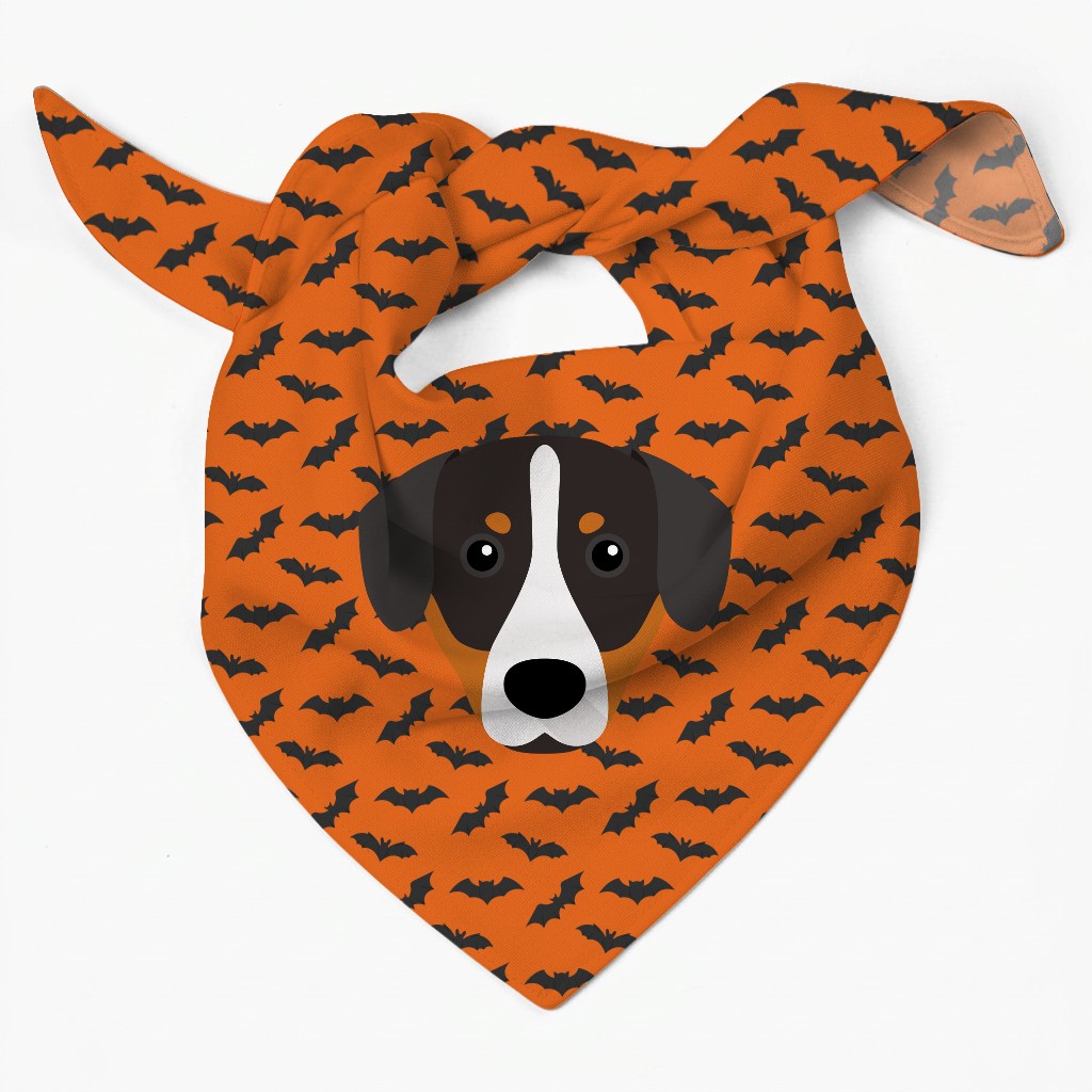 Bat Attack: Personalized {breedFullName} Bandana