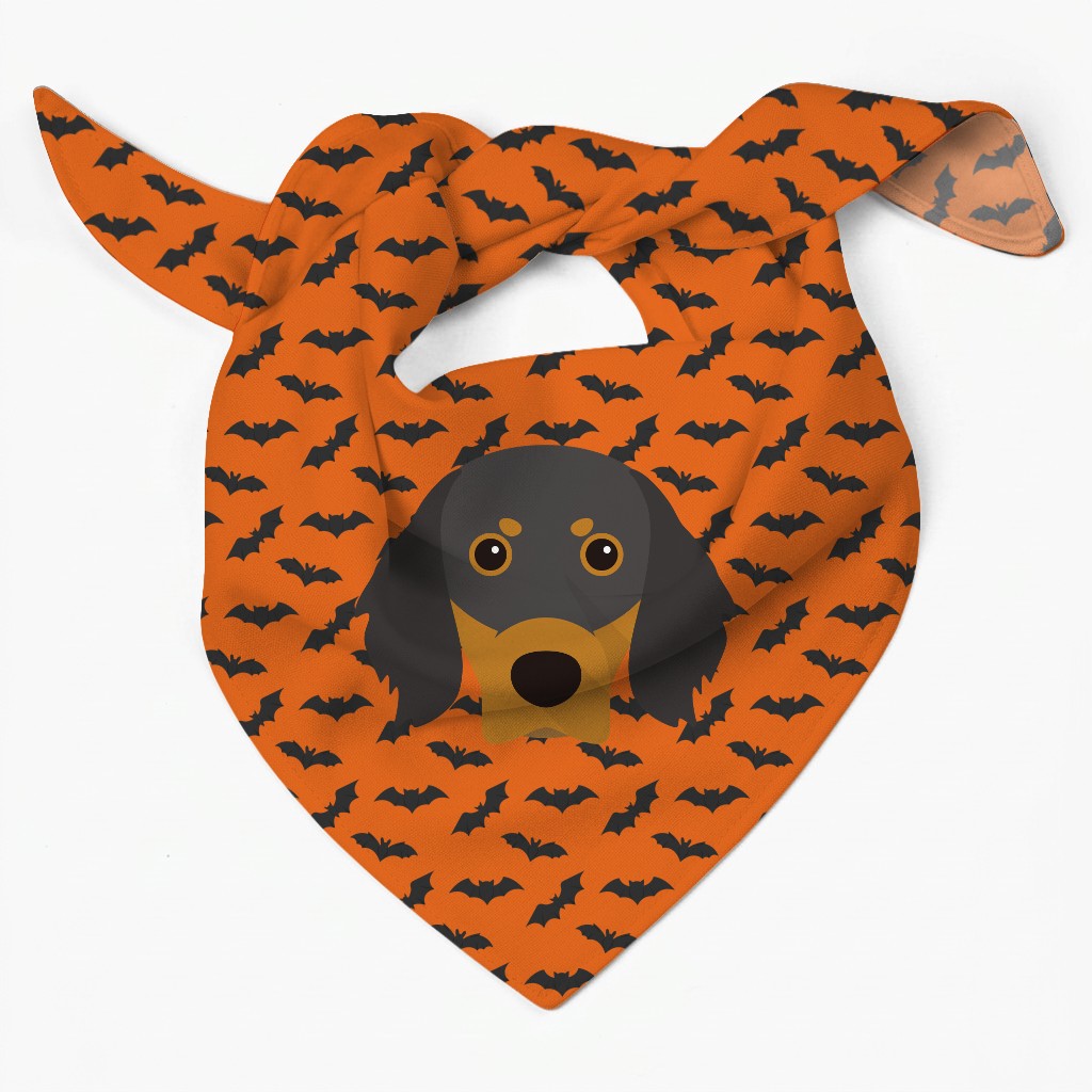 Bat Attack: Personalized {breedFullName} Bandana