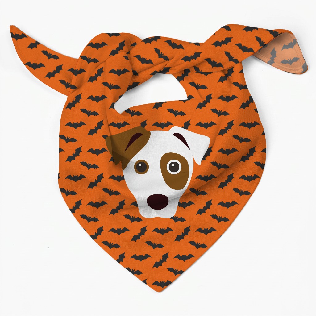 Bat Attack: Personalized {breedFullName} Bandana
