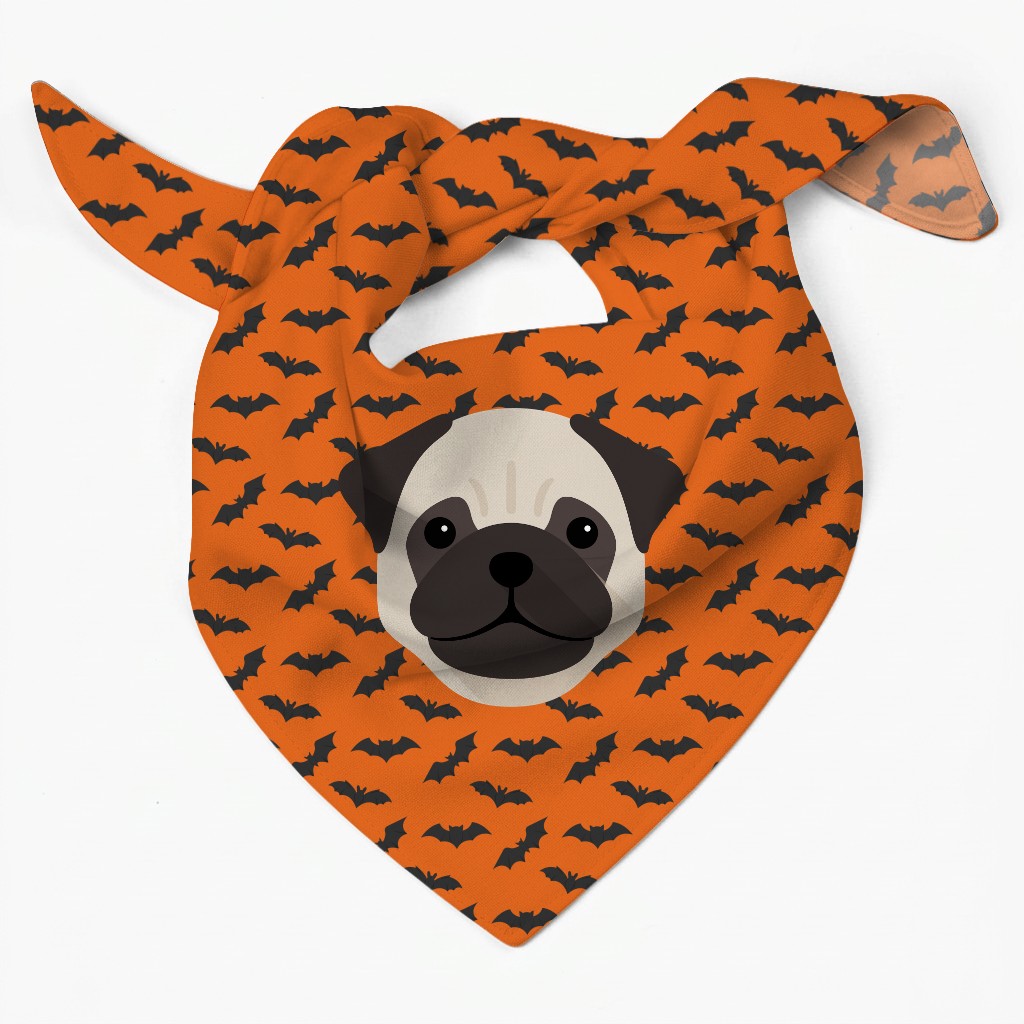 Bat Attack: Personalized {breedFullName} Bandana
