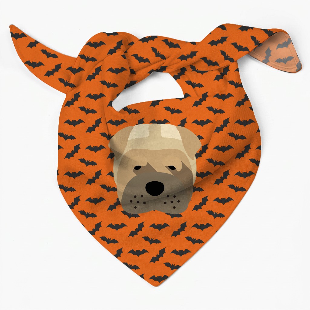 Bat Attack: Personalised {breedFullName} Bandana
