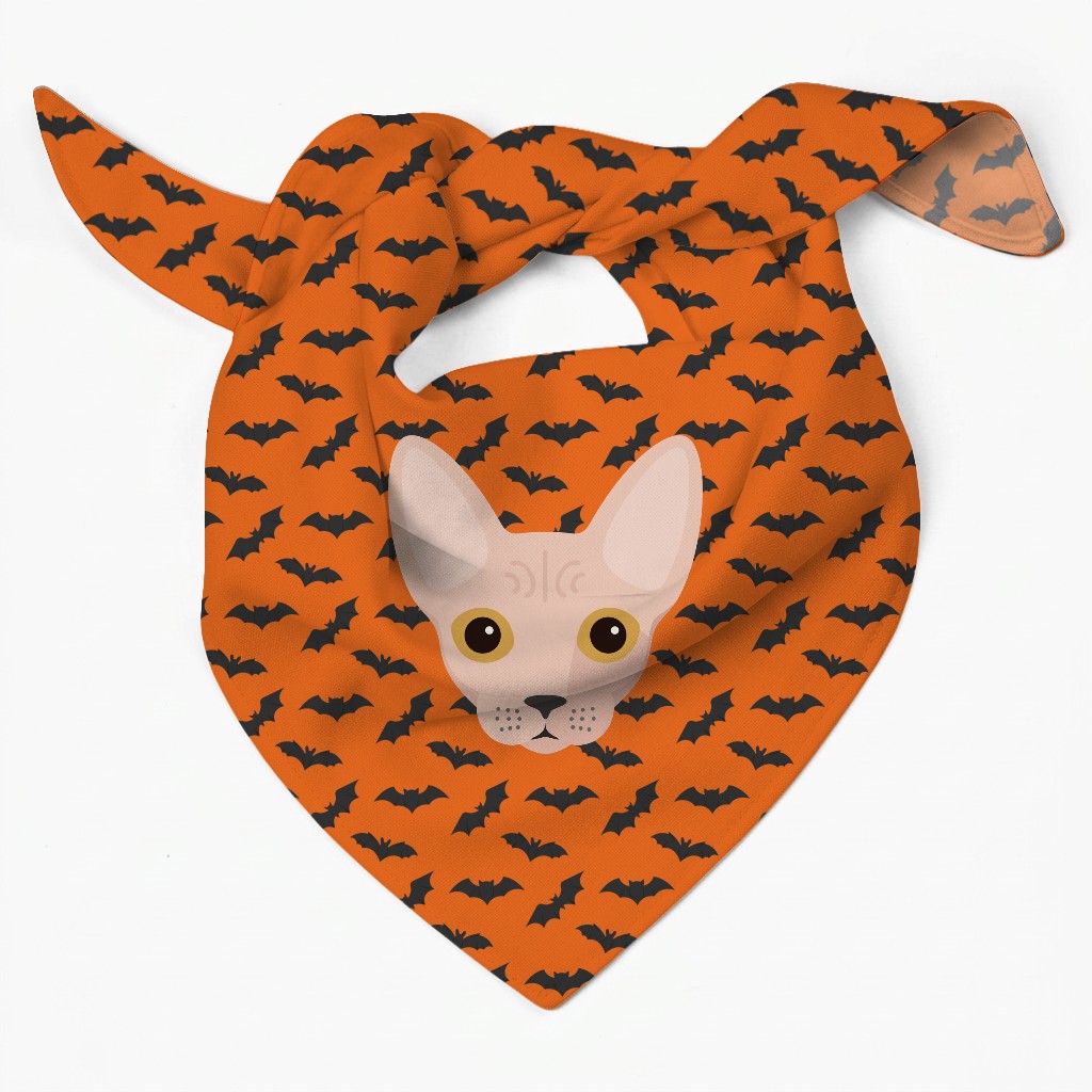 Bat Attack: Personalized {breedFullName} Bandana