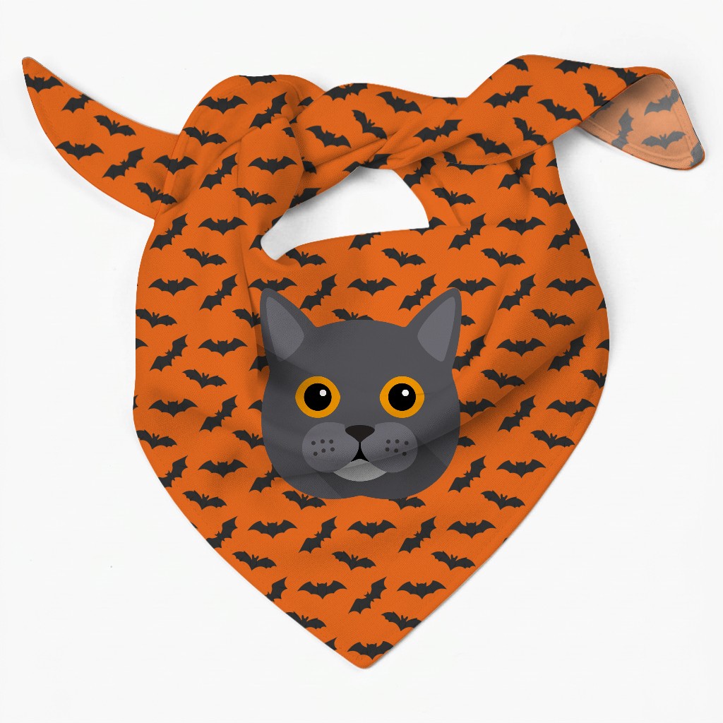 Bat Attack: Personalized {breedFullName} Bandana