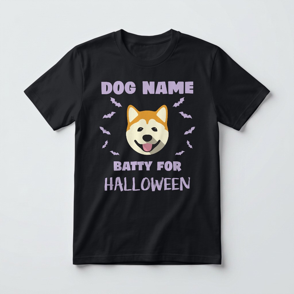 Batty for Halloween: Personalised {breedFullName} T-Shirt