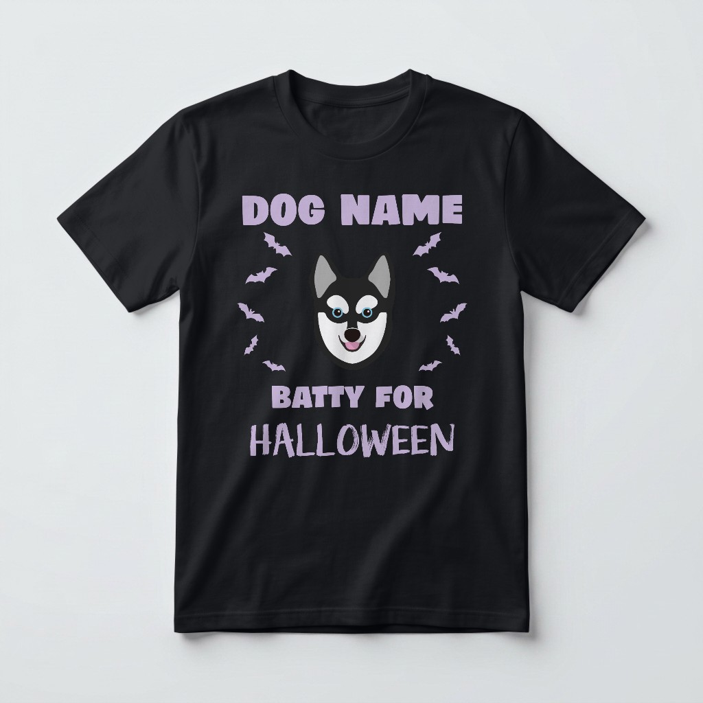 Batty for Halloween: Personalised {breedFullName} T-Shirt