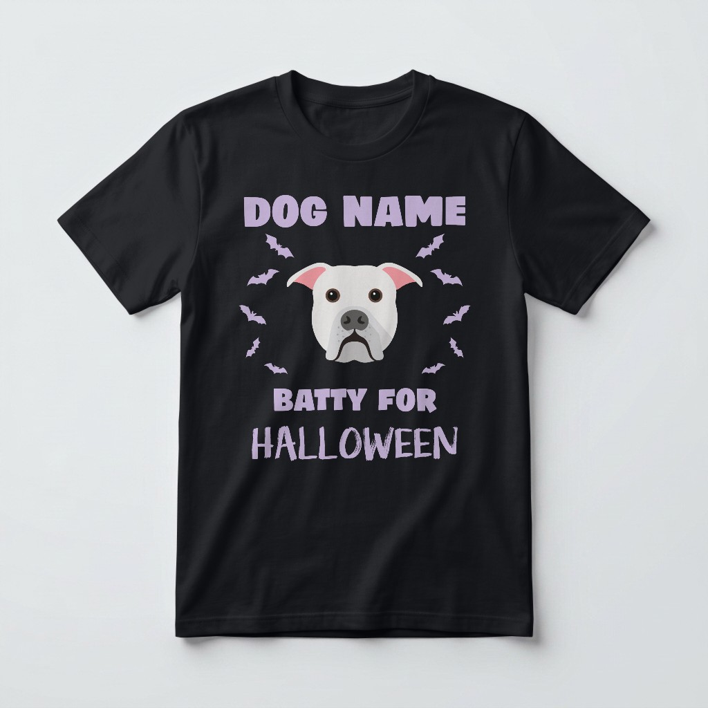 Batty for Halloween: Personalized {breedFullName} T-Shirt