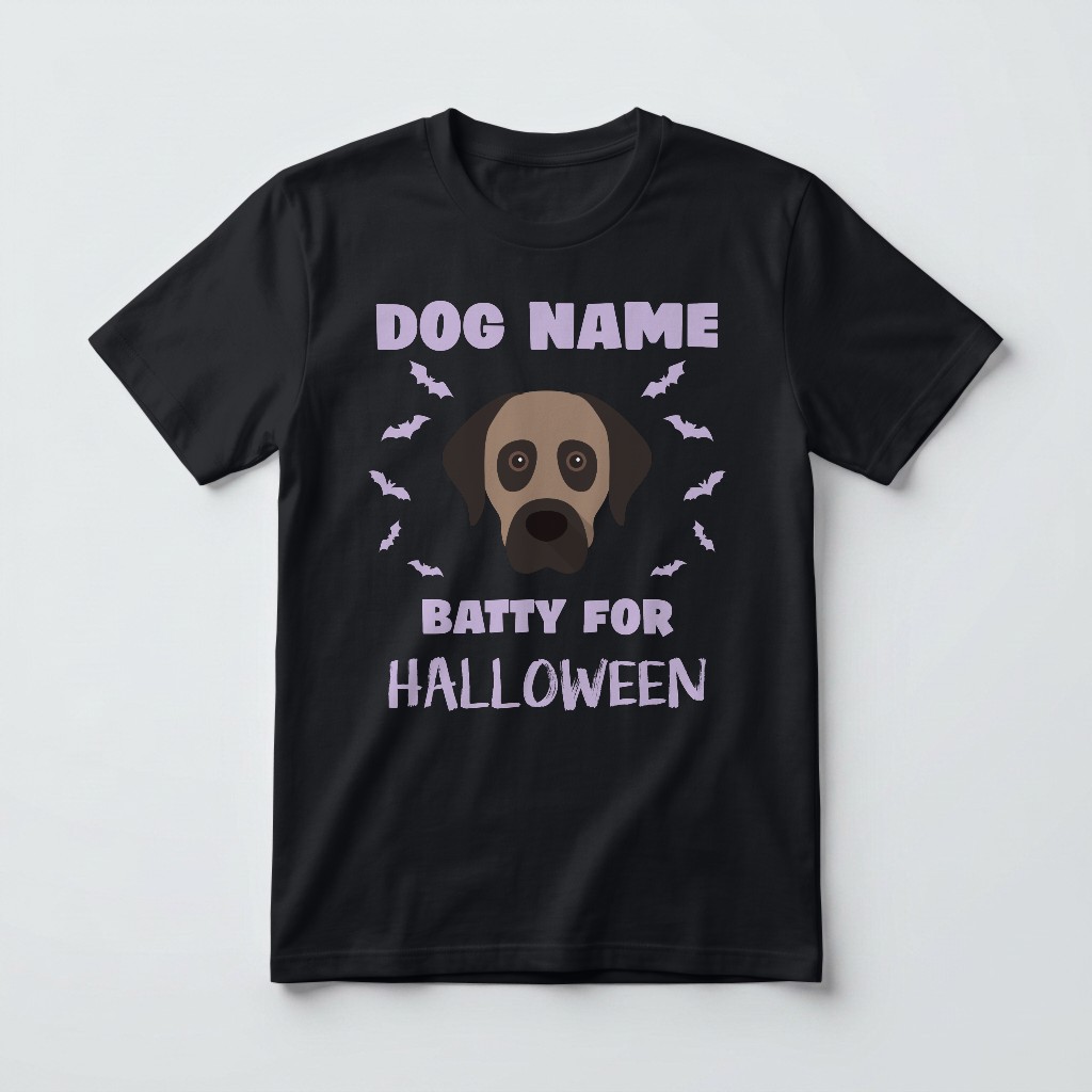 Batty for Halloween: Personalised {breedFullName} T-Shirt