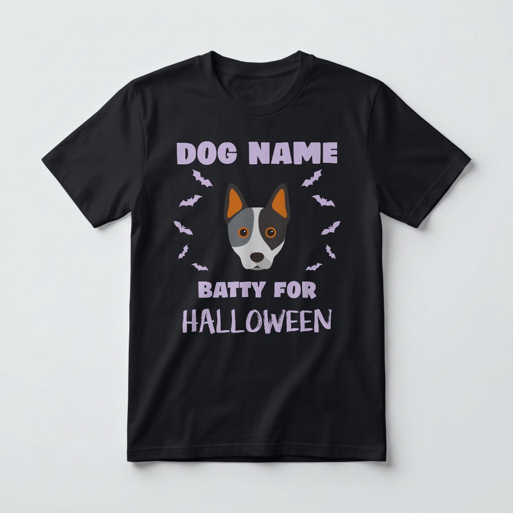 Batty for Halloween: Personalized {breedFullName} T-Shirt