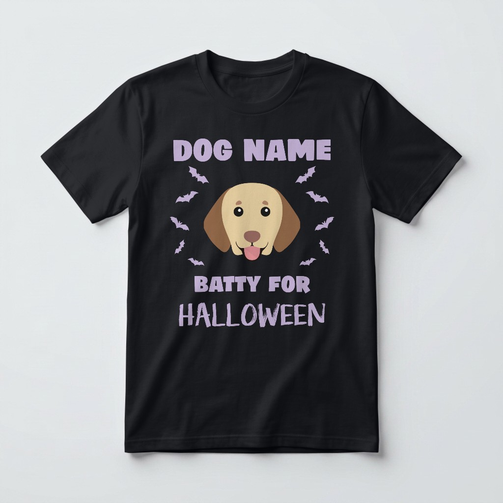 Batty for Halloween: Personalised {breedFullName} T-Shirt