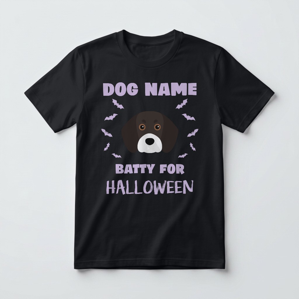 Batty for Halloween: Personalised {breedFullName} T-Shirt