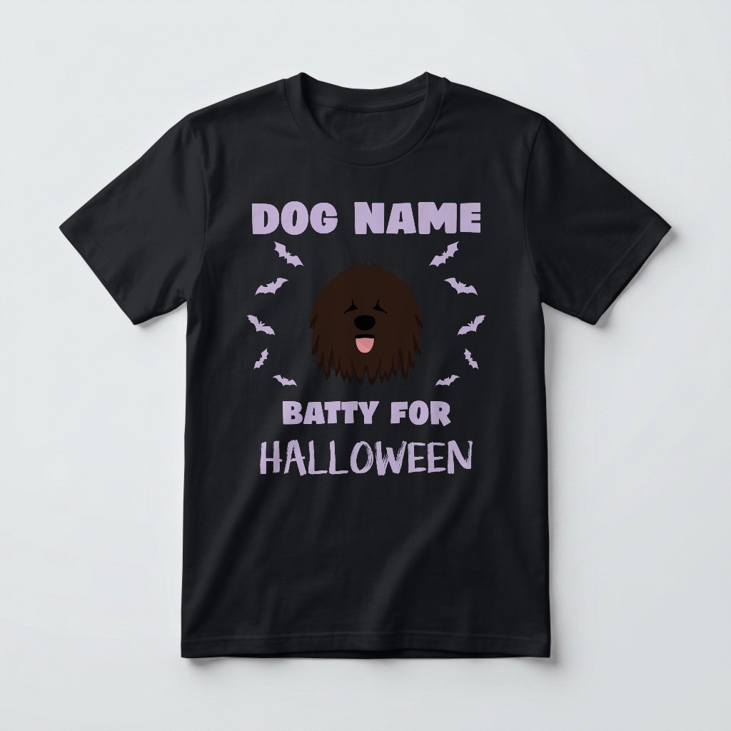 Batty for Halloween: Personalized {breedFullName} T-Shirt