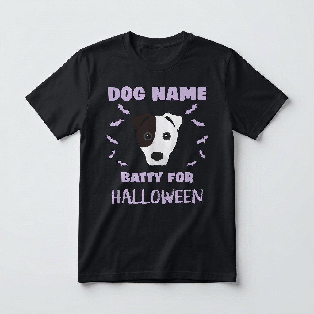 Batty for Halloween: Personalized {breedFullName} T-Shirt