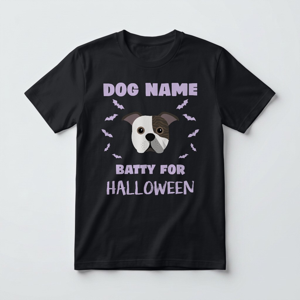 Batty for Halloween: Personalised {breedFullName} T-Shirt