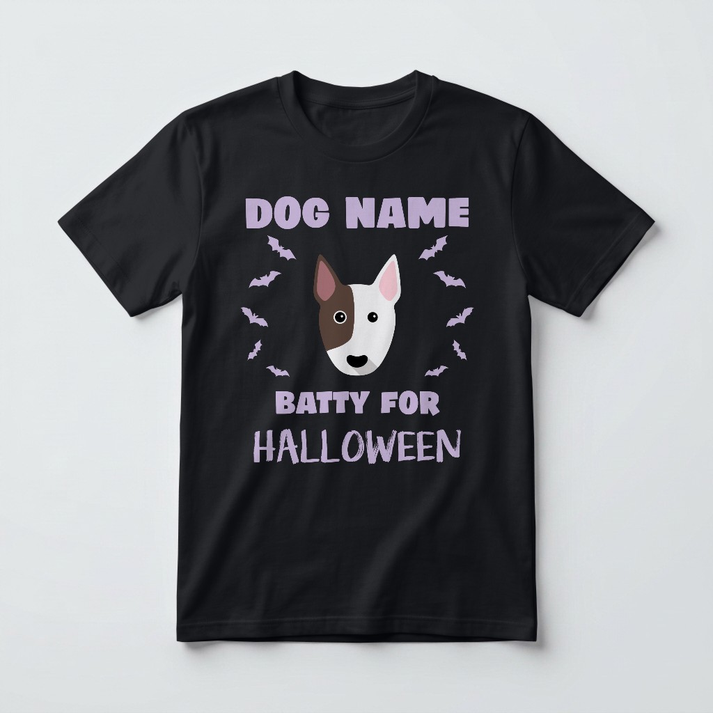 Batty for Halloween: Personalized {breedFullName} T-Shirt