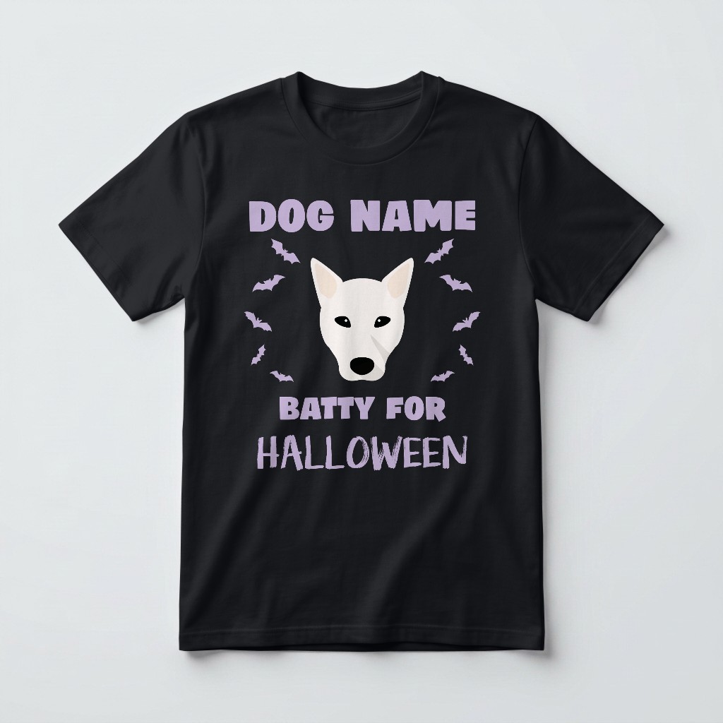 Batty for Halloween: Personalized {breedFullName} T-Shirt