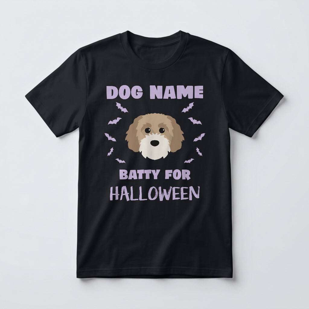 Batty for Halloween: Personalised {breedFullName} T-Shirt