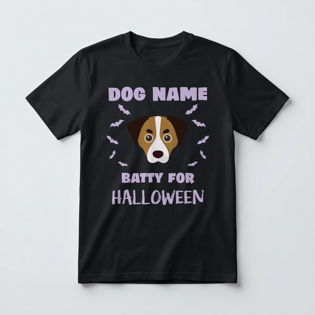 Batty for Halloween: Personalized {breedFullName} T-Shirt