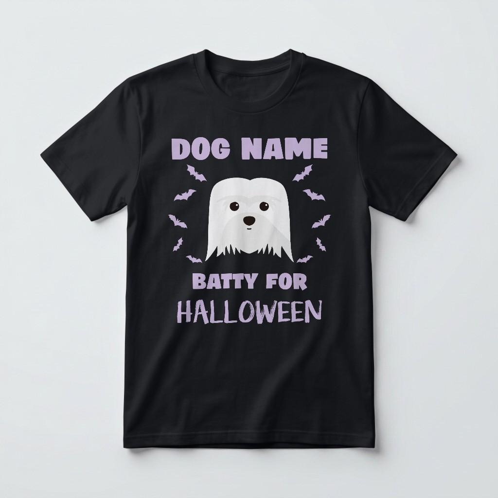 Batty for Halloween: Personalized {breedFullName} T-Shirt