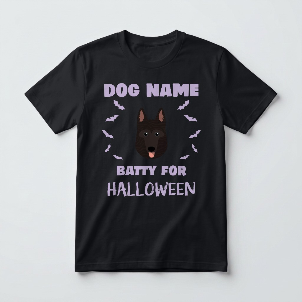 Batty for Halloween: Personalized {breedFullName} T-Shirt