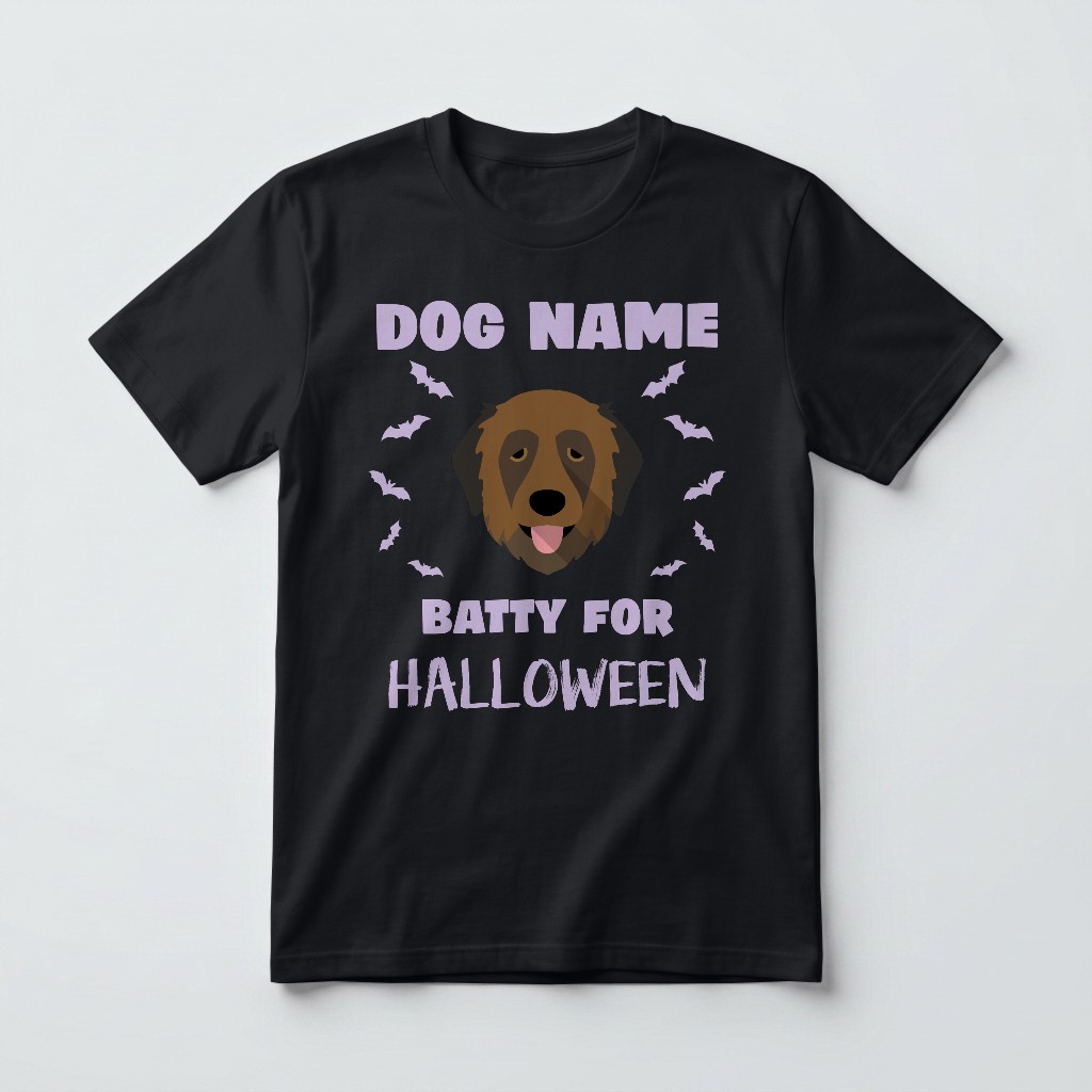 Batty for Halloween: Personalized {breedFullName} T-Shirt
