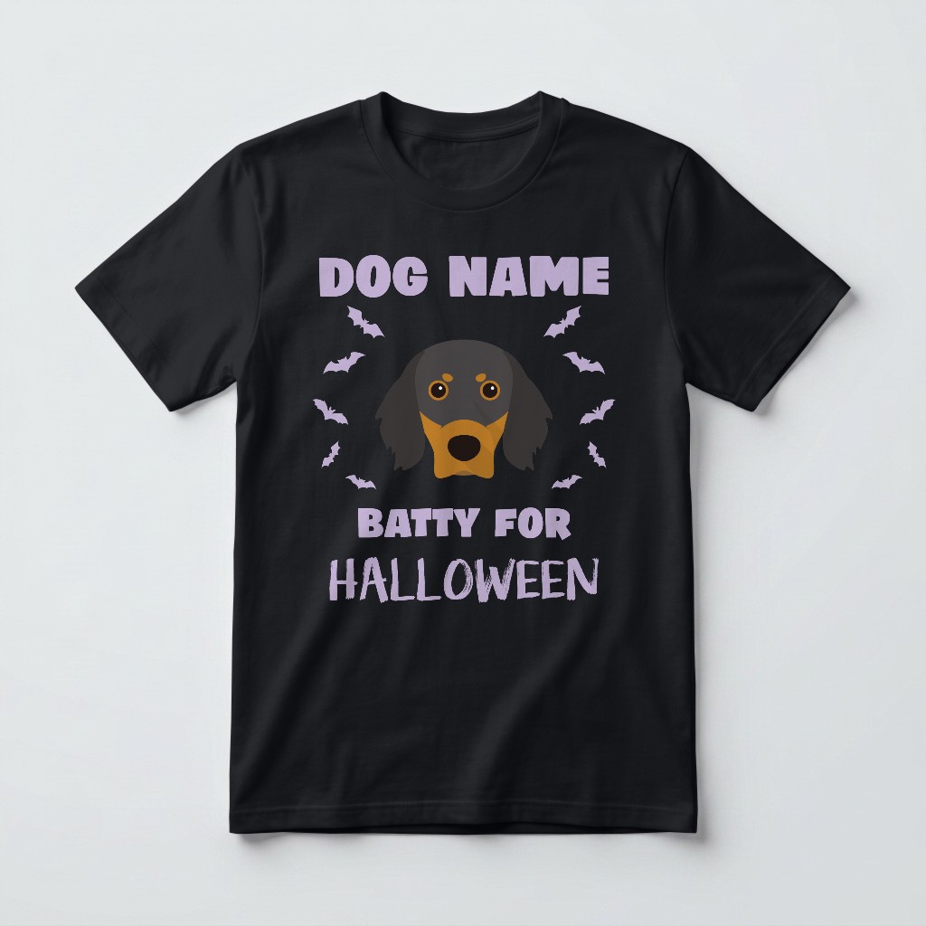 Batty for Halloween: Personalized {breedFullName} T-Shirt